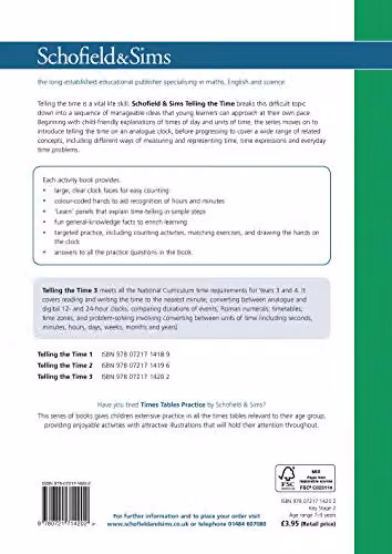 Schofield & Sims Telling the Time Book 3 for Years 3-4, Ages 7-9, Multicolour – 2