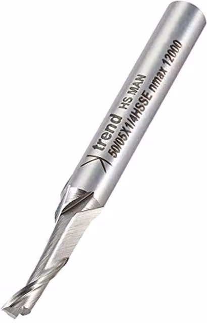 TREND 50/05 X 1/4 Hsse Helical Plunge Bit 5mm Grey