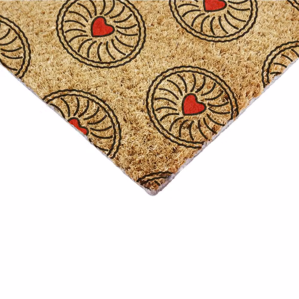 Artsy Mats Jam Biscuit Coir Doormat in Brown, W/D: 90 x 60 cm – 4