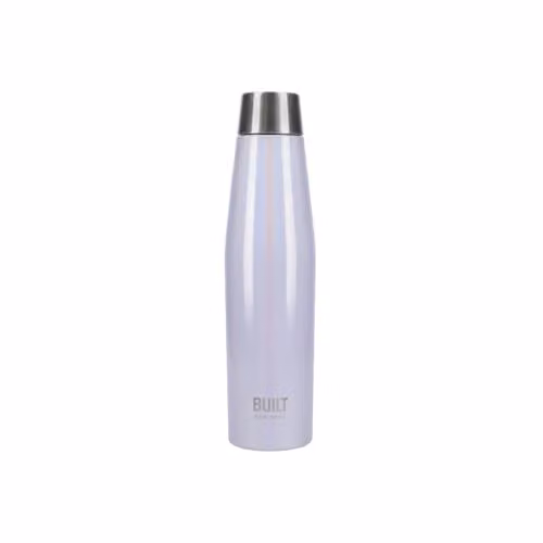 BUILT New York Vacuum Insulated Stainless Steel Water Bottle, Pink/Purple, 540 ml
