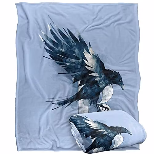Warner Brothers Harry Potter Ravenclaw White Microfibre Fleece Blanket W/D/H: 152 x 127 cm – 1