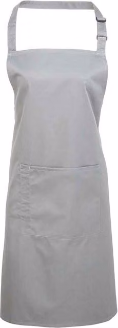 Premier Colours Pocket Full Apron in Silver
