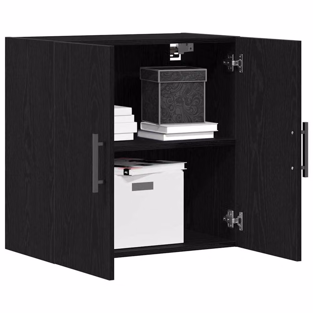 Berkfield Home Black Oak Wall Cabinet W/D/H: 60 x 31 x 60 cm – 3