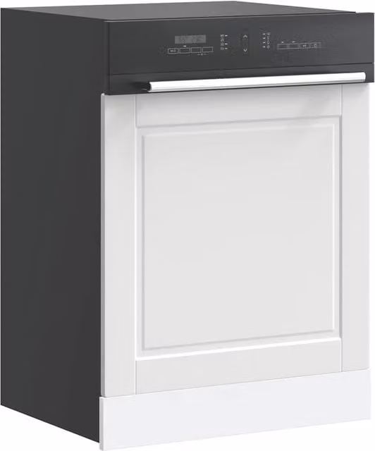 Berkfield Home Dishwasher Panel Porto White Engineered Wood H 67 x W 60 x D 1.5 cm – 1