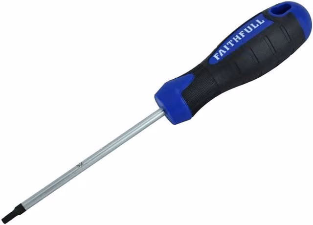 Faithfull Star Torx Manual Screwdriver in Multicolour Steel