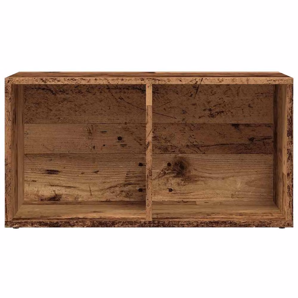 Berkfield Home LP Storage Box in Old Wood Brown, W/D/H: 69.5 x 34 x 36 cm – 3