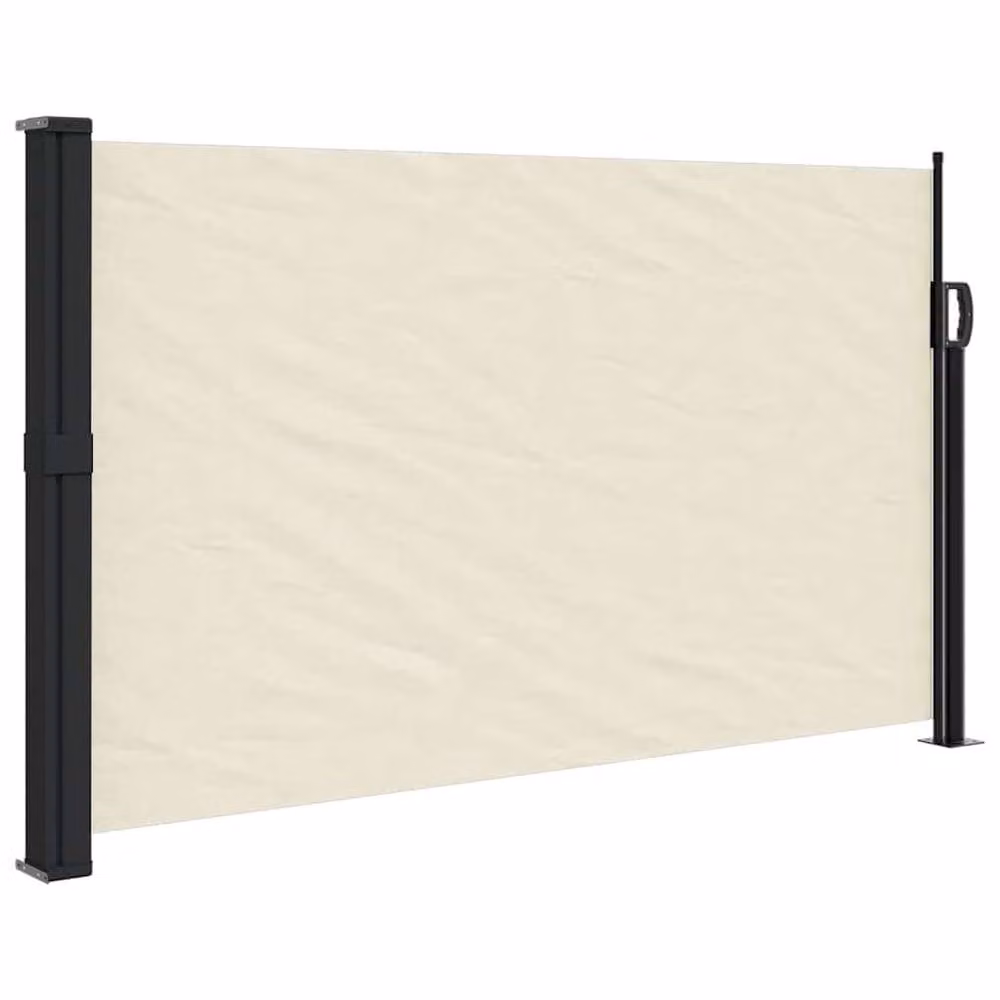 Berkfield Home Retractable Side Awning in Beige, W/H: 120 x 500 cm – 2