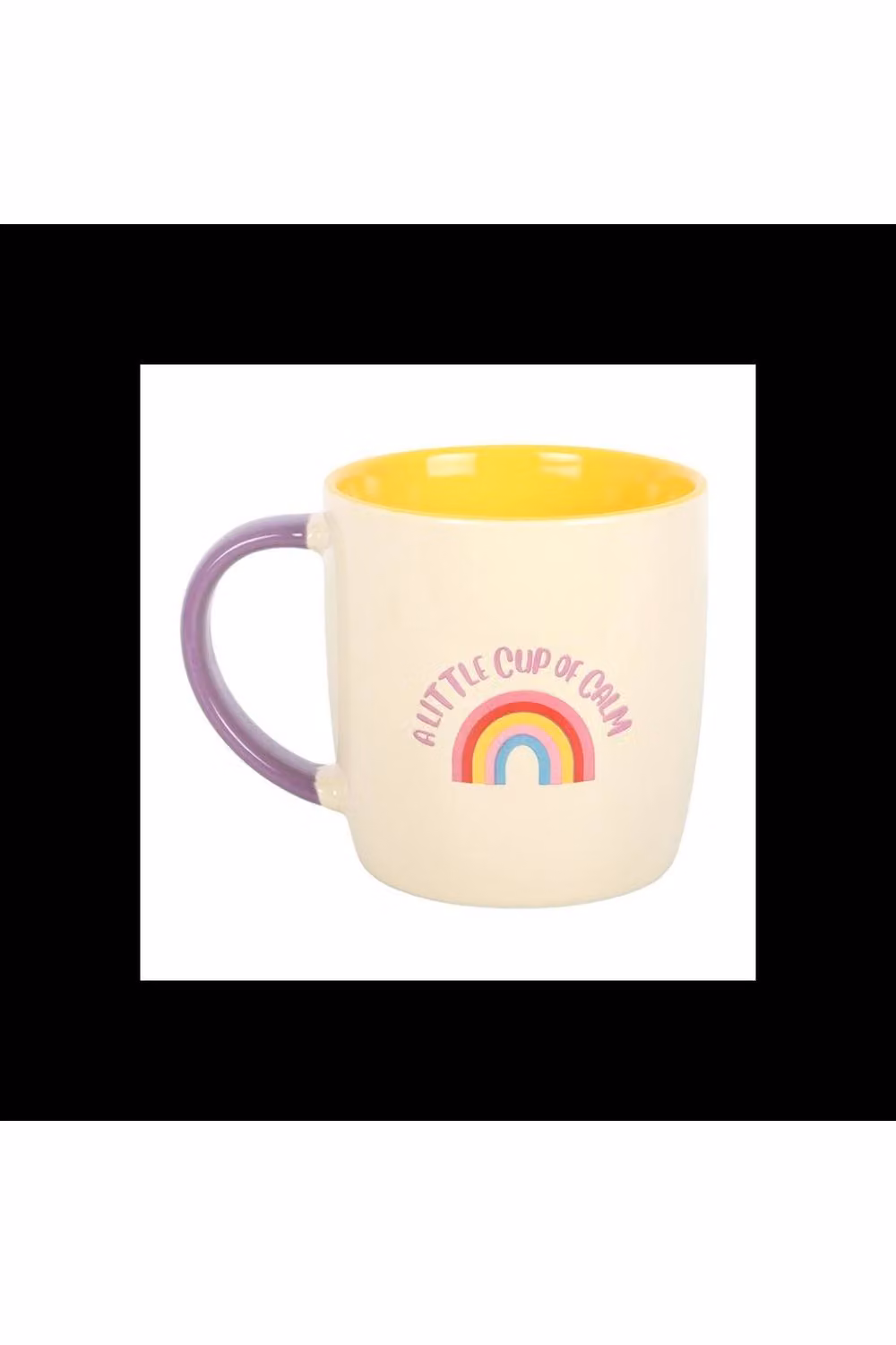 KDMD A Little Cup of Calm Rainbow Multicolour Ceramic Mug 370ml – 2