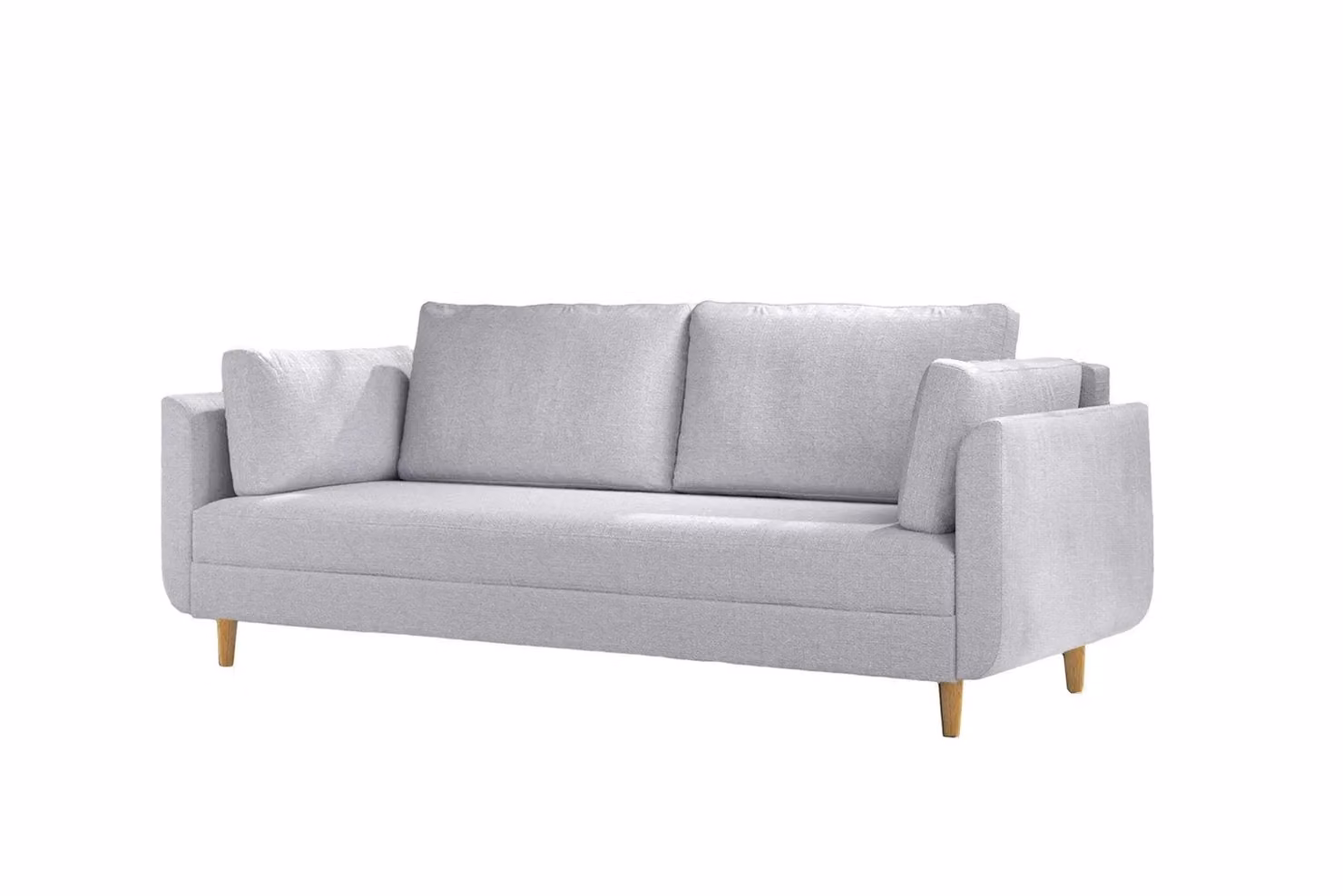 Time4sleep Sorrento Pocket Rest Powder Blue Upholstered Sofa Bed – 2