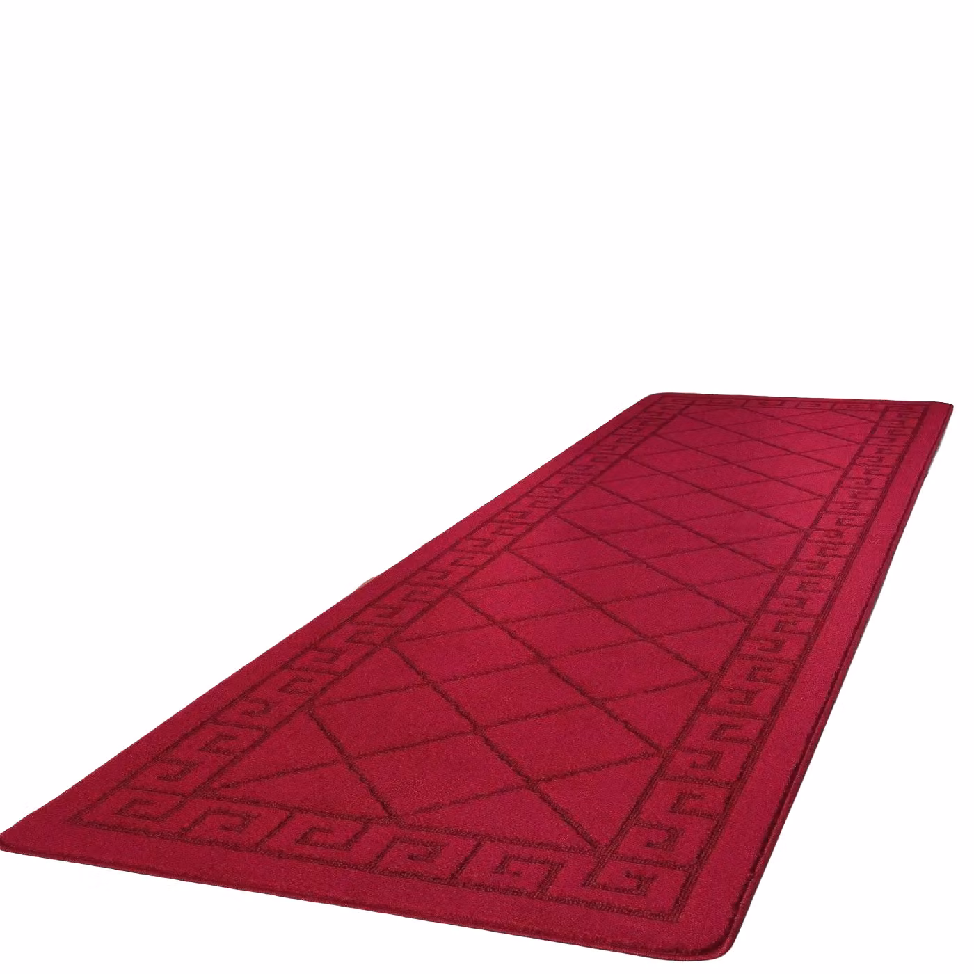 Smart Living Red Non-Slip Heavy Duty Hallway Runner Rug, Machine Washable, W: 60 cm, L: 220 cm – 4