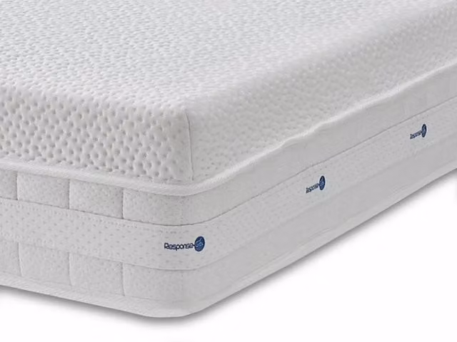 Kaymed Signature Response Gel Pocket 1600 Hybrid Mattress, White, W: 90 cm, D: 190 cm