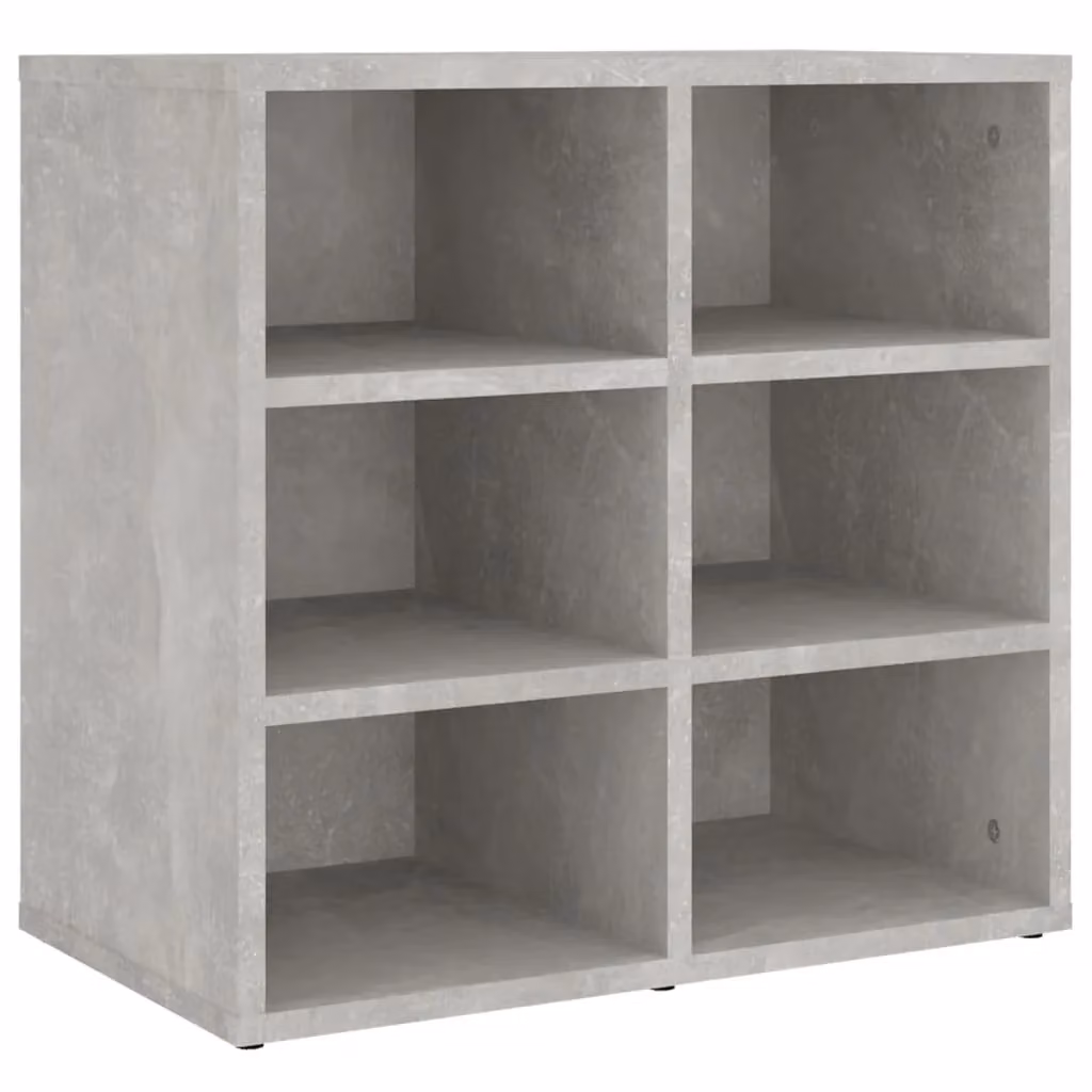 Berkfield Home Set of 2 Wall Mounted Shoe Cabinets in Concrete Grey, W/D/H: 52.5 x 30 x 50 cm – 3