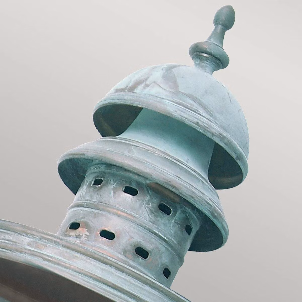 Netlighting Downing Street Green Outdoor Wall Lantern Light with Brass Details, IP44, E27 – 2