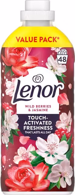 Lenor Touch Activated Freshness Fabric Conditioner Wild Berries and Jasmine Pink