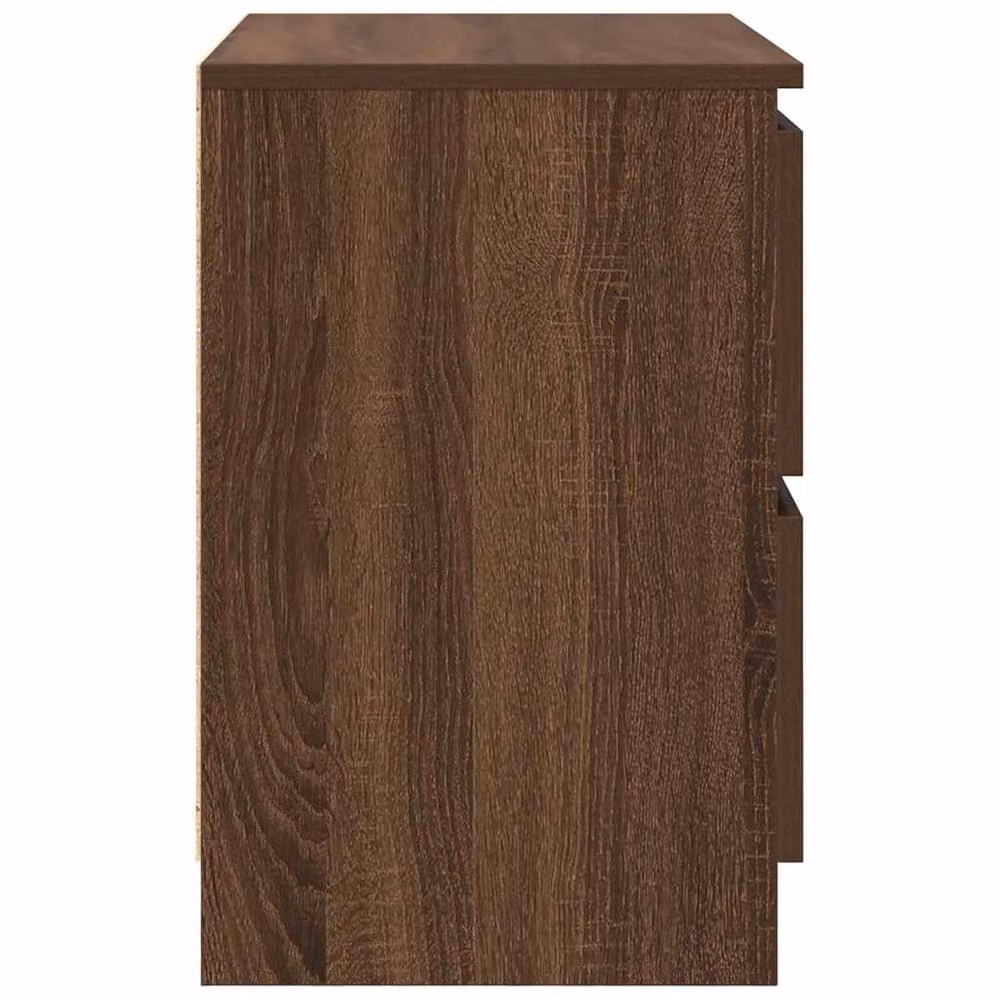 Berkfield Home Modern Brown Oak TV Cabinet in Engineered Wood W/D/H: 60 x 35 x 54 cm – 4