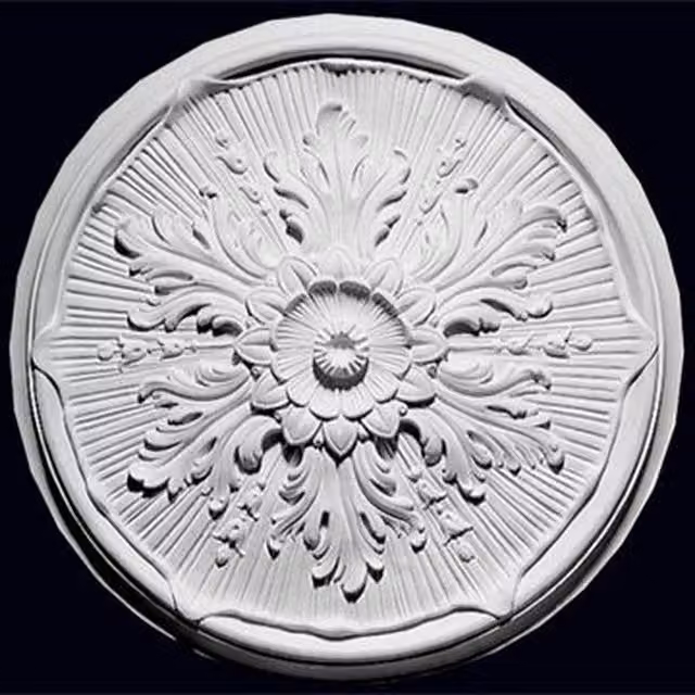 NMC Millenia Lightweight Modern Ceiling Rose Canopy in White