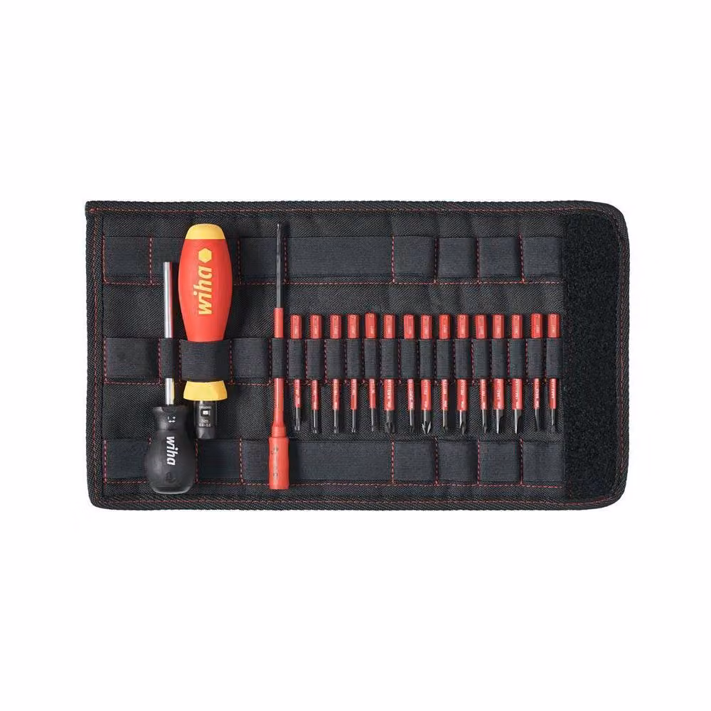 Wiha TorqueVario-S 19 Piece Rechargeable Electric Screwdriver Set in Red – 2