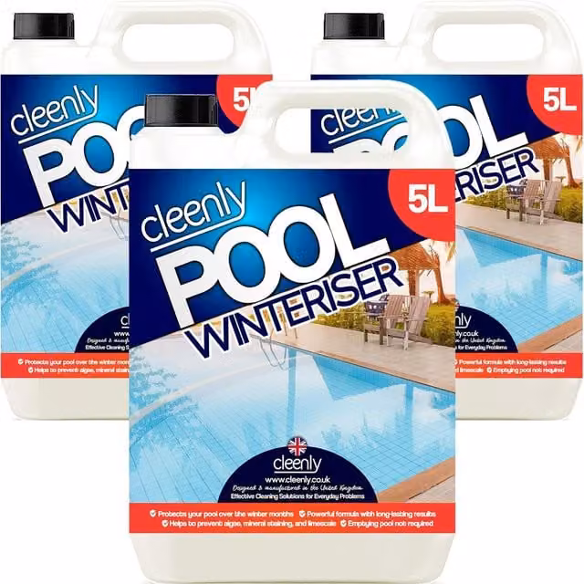 Cleenly Pool Winteriser Algae Prevention Liquid, 15kg, Clear
