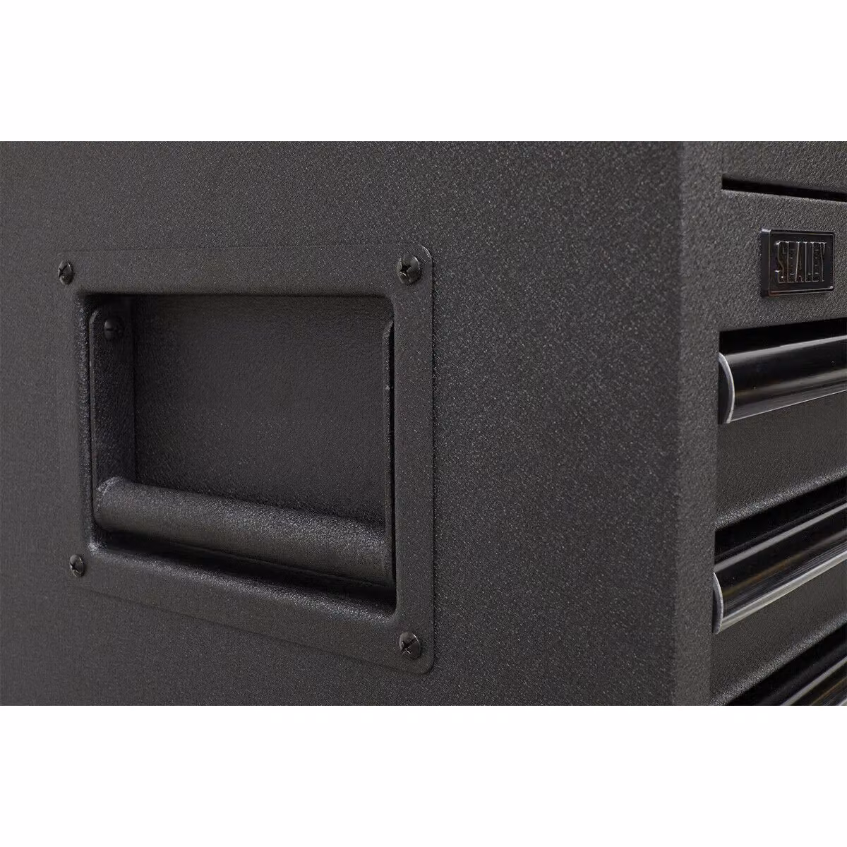 Loops 4 Drawer Soft Close Lockable Tool Chest Storage Cabinet Unit, Black and Multicolour, W/D/H: 60 x 45 x 63.5 cm – 4