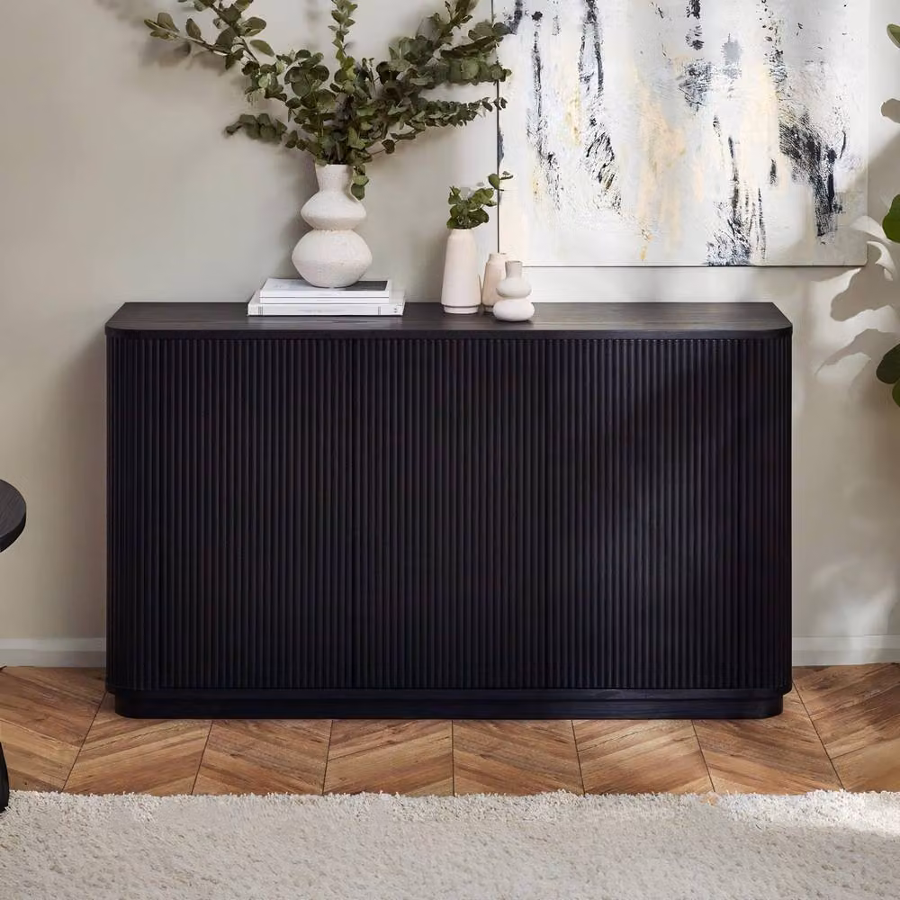 Cheshire Premium Lauriston Fluted Sideboard in Black Ash – 3