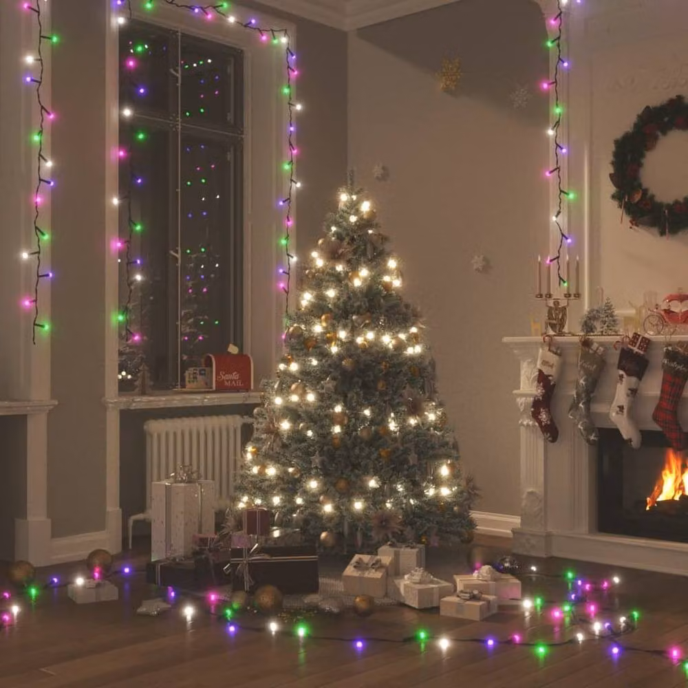Berkfield Home LED String Lights with 150 Pastel Multicolour LEDs, 15 m, USB Powered – 2