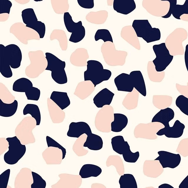 I Love Wallpaper Abstract Animal Print Wallpaper in Pink, Blue and White