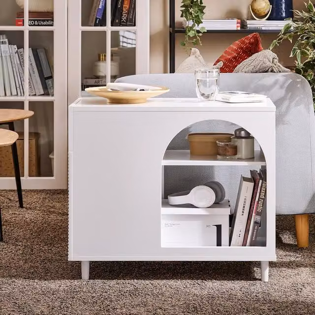 SoBuy Quintino Modern 1 Drawer File Cabinet in White
