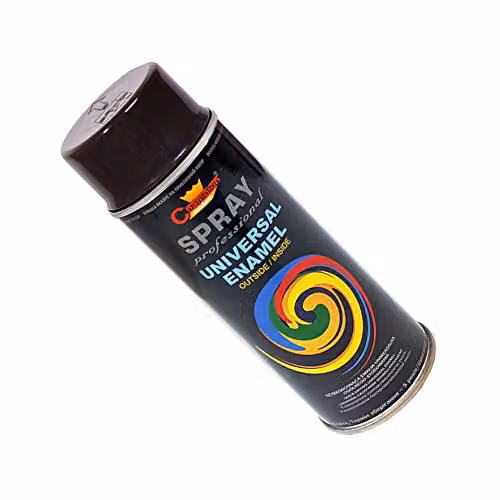 Sola Universal Gloss Enamel Spray Paint, Jet Black Glossy (RAL 9005), 2 x 400 mL – 3