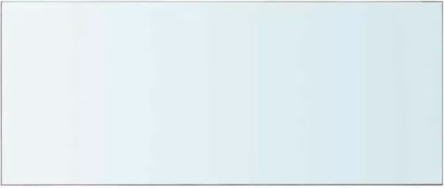Berkfield Home 2-Piece Clear Glass Shelves, W: 70 cm, D: 30 cm