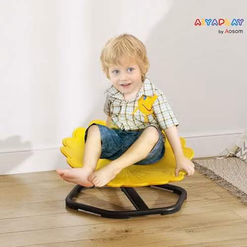 AIYAPLAY Kids Sensory Spinning Chair in Yellow – 2