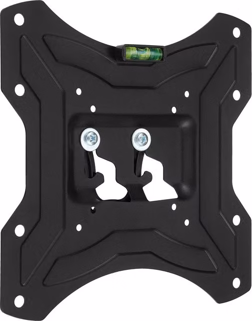 Ross Black Flat to Wall TV Wall Mount for 23-50 Inch Screens, VESA 75x75mm to 200x200mm, 25kg Capacity