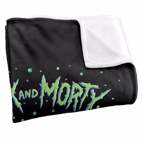 LOGOVISION Rick and Morty Drunk Rick Ship Super Soft Fleece Throw Blanket, Multicolour, W: 91 cm x D: 147 cm – 2