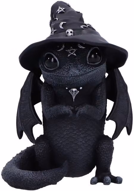 Nemesis Now Azascale Collectible Lizard Cult Cuties Figurine in Red, Silver, Black and Transparent, Height: 12.4 cm