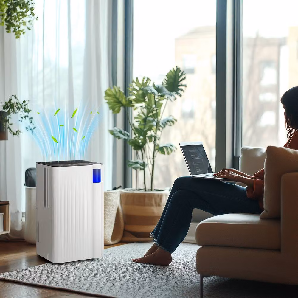 Rolipo 12L/Day Dehumidifier with Filter, White – 3
