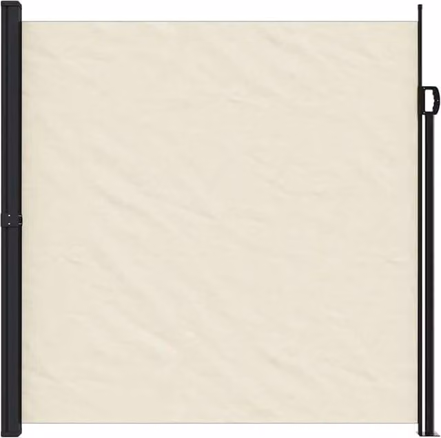 Berkfield Home Retractable Side Awning in Beige, W: 600 cm, H: 200 cm – 1