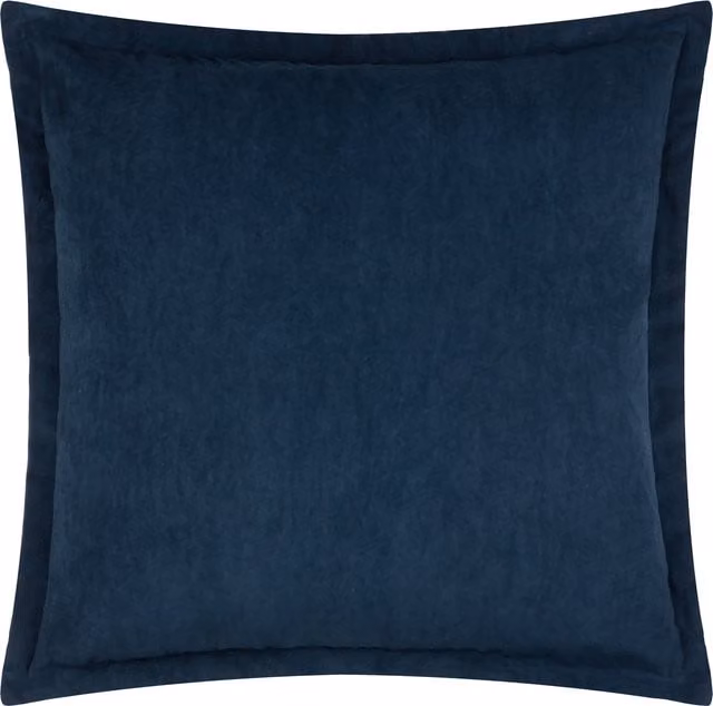 Make It A Home Blue Velvet Square Polyester Cushion