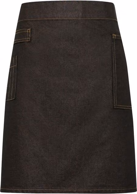 Premier Professional Waist Apron in Black and Blue