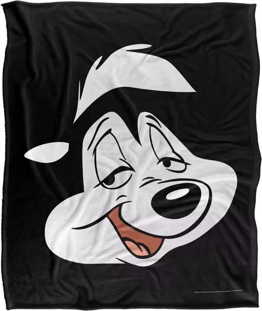 Warner Brothers Looney Tunes Silky Touch Super Soft Fleece Throw Blanket, Multicolour and White, W/D: 152 x 127 cm – 6