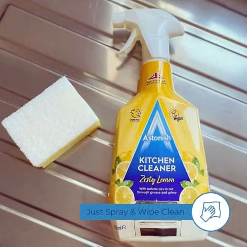 Astonish Kitchen Cleaner Trigger Spray, Zesty Lemon, 750ml – 3