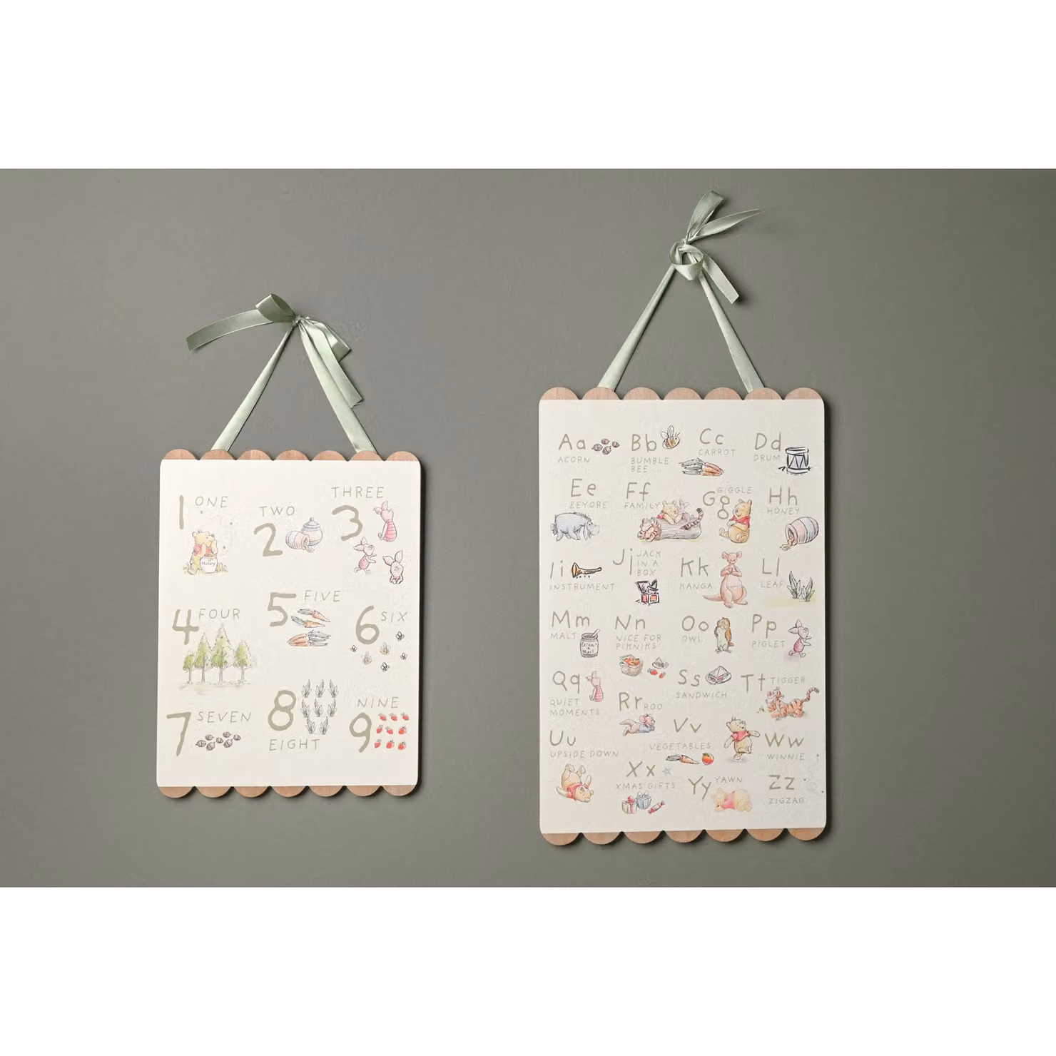 Disney Winnie The Pooh Alphabet Plaque Multicolour Wooden Hanging Decoration for Children – 2
