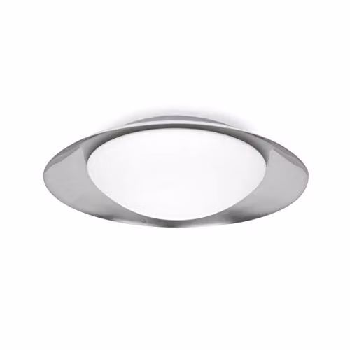 Netlighting Faro Barcelona Side LED Ceiling Lamp, Grey and White, Diameter: 45 cm, 20W