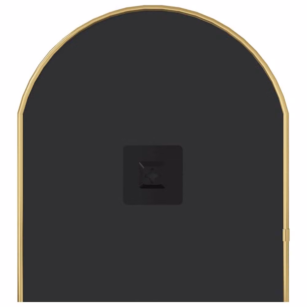 Berkfield Home Oval Minimalist Wall Mirror in Gold, W: 70 cm, H: 30 cm – 3