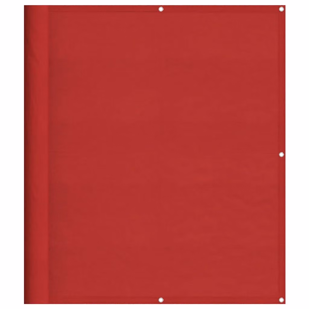 Berkfield Home Red Opaque Balcony Screen and Cover, W: 120 cm, H: 700 cm, 100% Polyester Oxford – 2