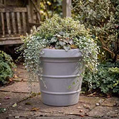 Trifibre Classic Roto Moulded Planter, Grey, 66cm – 1