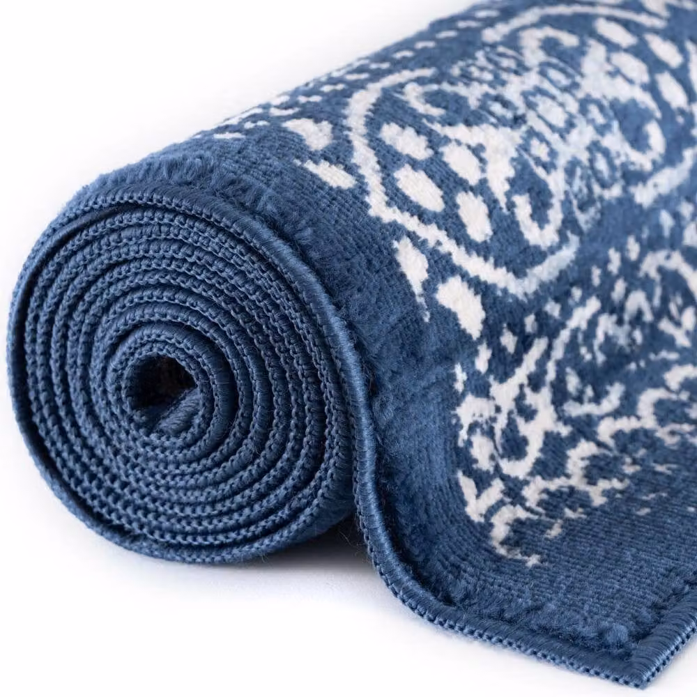 THE RUGS Montana Vintage Design Area Rug, Navy Blue, W: 240 cm, D: 340 cm – 2