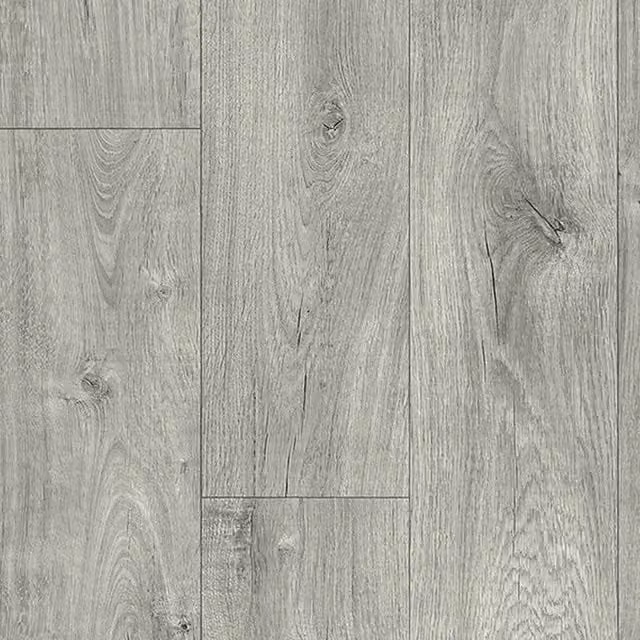 Vinyl Flooring UK Grey Wood Effect Non Slip Vinyl Flooring Sheet, W: 100 cm, L: 200 cm, Thickness: 2.0 mm