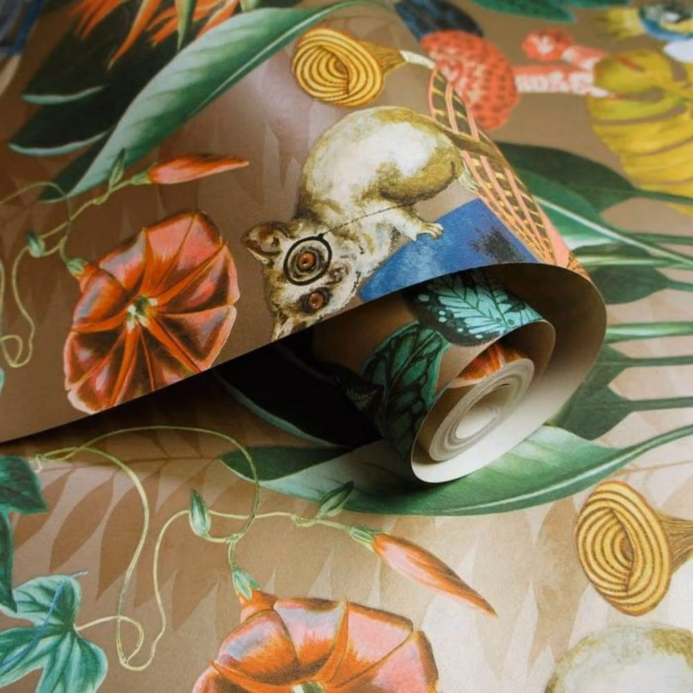 Holden Décor Wonderland Tropical Gold Botanical Wallpaper Roll – 3