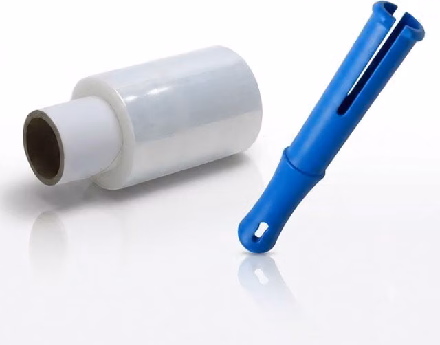 Storm Trading Group Clear Mini Stretch Wrap with Dispenser, 1 Roll
