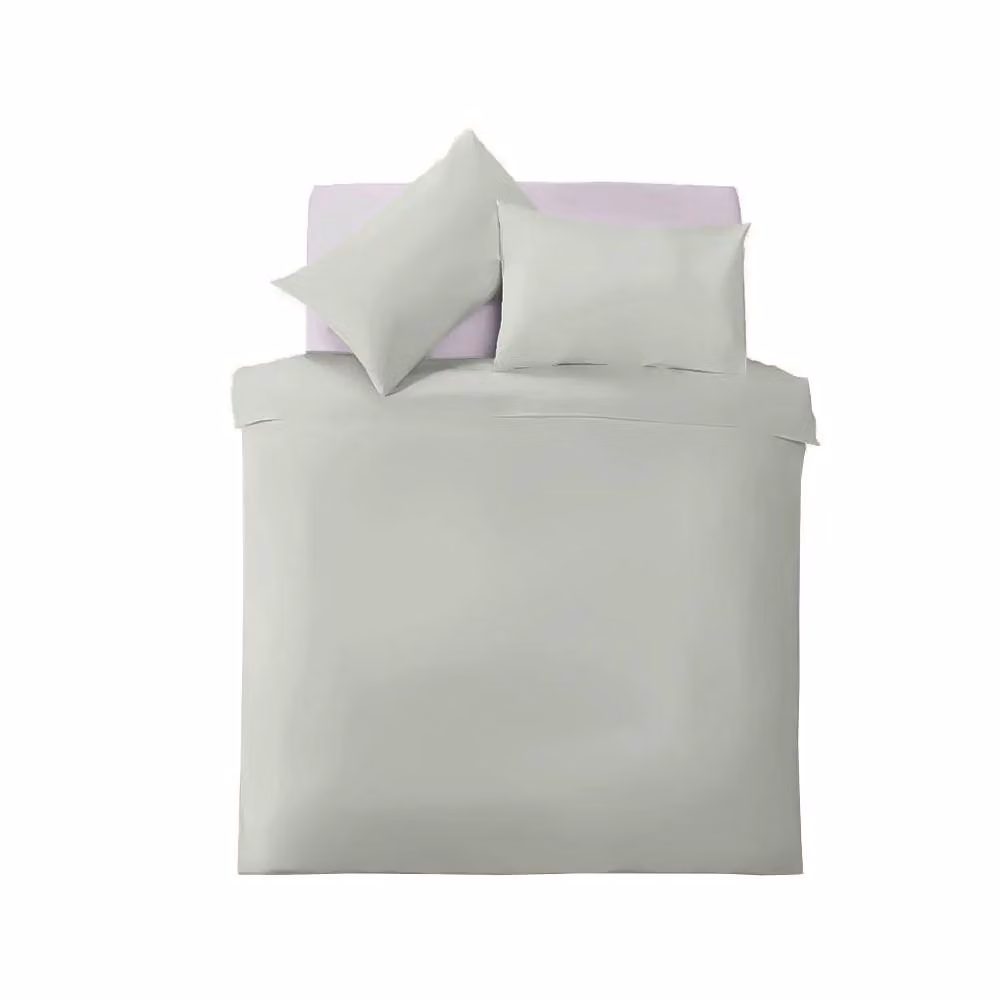 Silentnight Supersoft King Size Breathable Duvet Cover Set in Pale Green, 180 x 200 cm – 3