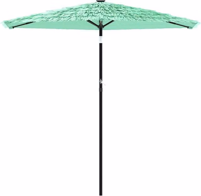 Berkfield Home Durable Green Garden Parasol with Steel Pole, W/D/H: 268 x 268 x 226 cm – 1